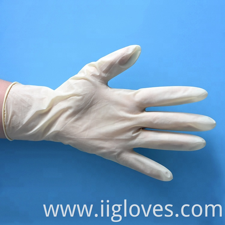 Non powder great gloves latex household hand latex glove individual packed colouring gloves latex powder free